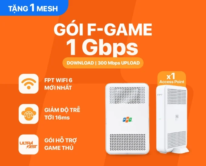 Gói WiFi F-Game FPT