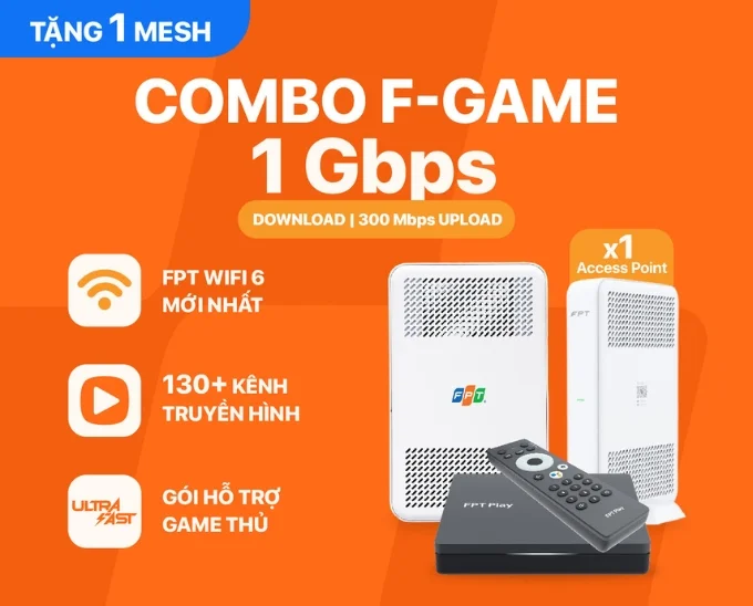 Gói Combo WiFi F-Game FPT